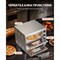 Vevor Commercial Countertop Pizza Oven Electric Pizza Oven Double Deck for 16-In Pizza ZH-16M-2 - alternate 3