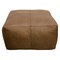 Homeroots 22" Brown Genuine Leather Pouf Ottoman 605990 - alternate 5