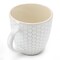 Elama Honeycomb 6 Piece 15 Ounce Mug Set in White EL-HONEYCOMBWHITE6 - alternate 2