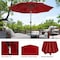 Pure Garden 10-Foot Outdoor Tilting Patio Umbrella, Red 50-100-R - alternate 2