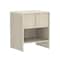 Manhattan Comfort Novara 22in Nightstand in Whitewashed Oak (1-Drawer) NS1669-1 - alternate 3