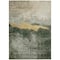 Homeroots 5' X 8' Fern Green Gold And Gray Abstract Washable Indoor Outdoor Area Rug 603006 - alternate 3