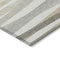 Homeroots 10' X 14' Ivory And Gray Striped Washable Indoor Outdoor Area Rug 597336 - alternate 5