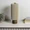 Jonathan Y Banks 15.75" Modern Minimalist Paper Pleated Column Accent LED Table Lamp, Natural JYL9105B - alternate 3