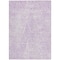 Homeroots 9' X 12' Purple And Ivory Geometric Washable Indoor Outdoor Area Rug 577587 - alternate 3