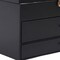 Homeroots 13" Black Faux Leather Box 475783 - alternate 4