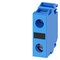 Siemens Support terminal, blue, screw terminal, for front plate mounting 3SU1400-1DA50-1AA0 - alternate 1