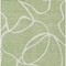 Homeroots 5' X 8' Artichoke Green And Ivory Abstract Washable Indoor Outdoor Area Rug 597452 - alternate 5