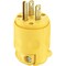 Leviton 15A 125V 3-Wire 2-Pole Residential Grade Cord Plug Yellow 000-515PV - alternate 4