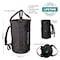 Notch Equipment 450 35L Rope Bag 600 Denier Fabric, Backpack Straps, Cinch-Top Closure, Black & Teal 99383BT - alternate 3