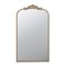 Homeroots 42" Gold Arch Iron Framed Accent Mirror 485054 - alternate 1