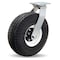 Hamilton Zinc Plated Cush-N-Aire Swivel Caster, 25" Pneumatic Air-Filled Tire S-71250-PR - alternate 1