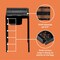 Lockermate By Bostitch Adjust-A-Shelf Locker Shelf & Organizer, Extends to Fit Your Locker, Includes Storage Drawer, Black 5025-BLK - alternate 3