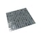 Apollo Tile Nacreous 12 in. x 12 in. Glossy Shimmer Black Glass Mosaic Wall and Floor Tile 20 sqft/case, 20PK APLPE88BK902A - alternate 3
