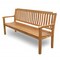 Homeroots 72in Teak Solid Wood Garden Bench 476411 - alternate 1