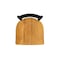 Holland Bar Stool Co 400 Jackie 18" Chair with Black Wrinkle Finish and Medium Oak Seat 40018BWMedOak - alternate 2