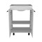 Homeroots 24" White And Black Wood Freestanding Bathroom Vanity With White Sink 543627 - alternate 2