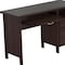 Homeroots 47" Espresso Computer Desk With Two Drawers 249792 - alternate 3