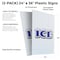 Signmission Ice, Plastic Signs Only 24 Inch x 36 Inch, Corrugated Plastic, 2PK CSB-2436-2PACK-Ice - alternate 2