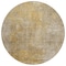 Homeroots 8' Beige Taupe And Ivory Round Abstract Washable Indoor Outdoor Area Rug 577639 - alternate 3