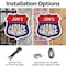 Signmission Jon's Garage, 6 inch X 6 inch, Plastic Sign, 2PK SHI-P-2PACK-6-383-JON - alternate 2