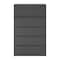 Hirsh 42" W 5 Drawer Lateral File Cabinet, Charcoal, A4/Legal/Letter 17651 - alternate 4
