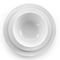 Elama Luna 18 Piece Porcelain Dinnerware Set in White EL-LUNA18 - alternate 2