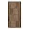 Homeroots 48" Brown Distressed Wood Adjustable Four Tier Bookcase 333505 - alternate 3