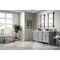 James Martin Vanities Brittany 72'' D Vanity, Urban Gray w/ Ethereal Noctis Silestone Top w/FreePower Wireless Charger 650-V72-UGR-FENC - alternate 2