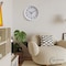 Clockswise White 10-In Analog Clock - Silent, Non-Ticking for Wall Battery-Operated Perfect for Home QI004744.WT.10 - alternate 3