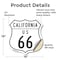 Signmission California Route Marker Shield Sign Us 6, 18 Inch X 18 Inch, Vinyl Decal SHI-D-18-371 - alternate 3