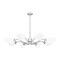 Z-Lite Breton Brushed Nickel 8 Light Chandelier 3048-8BN - alternate 2