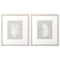 Homeroots Set Of Two Palm Oasis White Framed Print Wall Art, 2PK 476037 - alternate 3