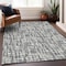 Homeroots 3' X 5' Gray And Charcoal Abstract Washable Indoor Outdoor Area Rug 602503 - alternate 3