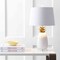 Jonathan Y Pineapple 23" Ceramic LED Table Lamp, White/Gold JYL4019C - alternate 2