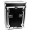 Deejay Led Fly Drive Case 11u Space Slant Mixer Rack / 16u Space Vertical Rack System W/Caster Board & Two Sid TBH11M16UCT2 - alternate 2