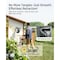 Wrightmaster Retractable 5/8 in. Dia x 75 ft. Wall Mount Garden Hose Reel with 9 Modes Nozzle, 180 Deg Swivel ZOR-I30 - alternate 4