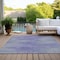 Homeroots 3' X 5' Plum And Purple Abstract Washable Indoor Outdoor Area Rug 587218 - alternate 3