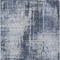 Homeroots 9' X 12' Navy Blue And Sky Blue Abstract Washable Indoor Outdoor Area Rug 587294 - alternate 2