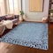 Homeroots 9' X 12' Blue Animal Print Washable Indoor Outdoor Area Rug 607642 - alternate 2