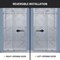 Anzzi 48in x 76in Frameless Shower Door with Sliding in Polished Chrome with Tsunami Tempered Clear Glass SD-FRLS06101CH - alternate 4