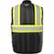 Ironwear Class 1 Type O Hi Vis Insulated Reflective Safety Vest, Black, X-Small 6930-B-XSM - alternate 2
