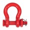 Mytee Products 3/8in Anchor Shackle Forged Carbon Steel w/ Safety Screw Pin Load Limit 2,000 lbs SHACKLE-ANCHOR-BT-38 - alternate 4