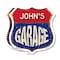 Signmission John's Garage, 6 inch X 6 inch, Plastic Sign, 2PK SHI-P-2PACK-6-383-JOHN - alternate 1