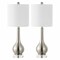 Jonathan Y Dylan 25" Metal/Crystal Teardrop LED Table Lamp, Nickel, 2PK JYL5010B-SET2 - alternate 3