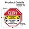 Signmission Security Alert Trespassers Will Be, 6 inch X 6 inch, Vinyl Decal, 2PK OC-D-2PACK-6-5 - alternate 2