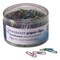 Officemate Paper Clips, #2, Vinyl Coated, Assorted Translucent Colors, 600PK 97211 - alternate 1