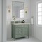 James Martin Vanities Brittany 36" Single Vanity, Smokey Celadon, w/ 3 CM Siberian Silestone Top 650-V36-SC-3SFR - alternate 3