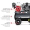 Tomahawk Power 20 Gallon Portable Air Compressor 6.5HP Honda GX200 Engine Horizontal Tank 13.5 CFM at 90 PSI, gas TAC20H-200 - alternate 4