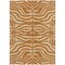 Homeroots 9' X 12' Copper And Tan Animal Print Washable Indoor Outdoor Area Rug 600646 - alternate 2